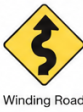 Winding road ahead