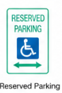 Reserved Parking